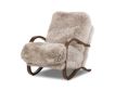 Four Hands Tobin Taupe Magnolian Fur Accent Chair small image number 2