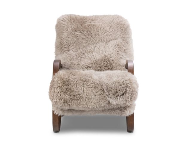 Four Hands Tobin Taupe Magnolian Fur Accent Chair large image number 3