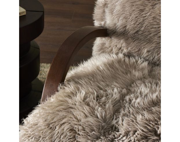 Four Hands Tobin Taupe Magnolian Fur Accent Chair large image number 4