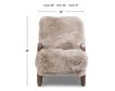 Four Hands Tobin Taupe Magnolian Fur Accent Chair small image number 13