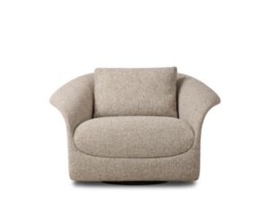 Four Hands Ezra Yuma Dove Swivel Chair