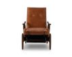 Four Hands Jarvis Dakota Tobacco Leather Pressback Recliner small image number 2