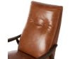 Four Hands Jarvis Dakota Tobacco Leather Pressback Recliner small image number 11