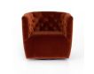 Four Hands Hanover Sapphire Rust Swivel Chair small image number 1