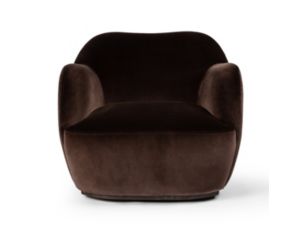 Four Hands Julius Surrey Cocoa Swivel Chair