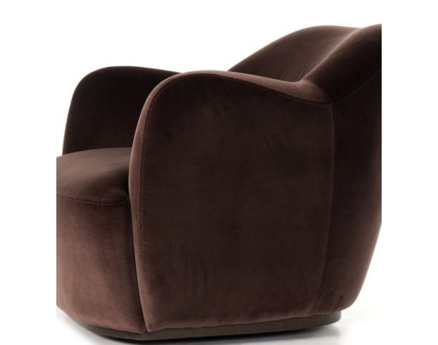 Four Hands Julius Surrey Cocoa Swivel Chair large image number 6