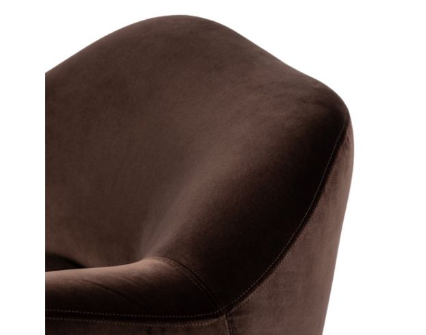 Four Hands Julius Surrey Cocoa Swivel Chair large image number 7