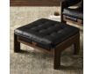 Four Hands Halston Heirloom Black Genuine Leather Ottoman small image number 8