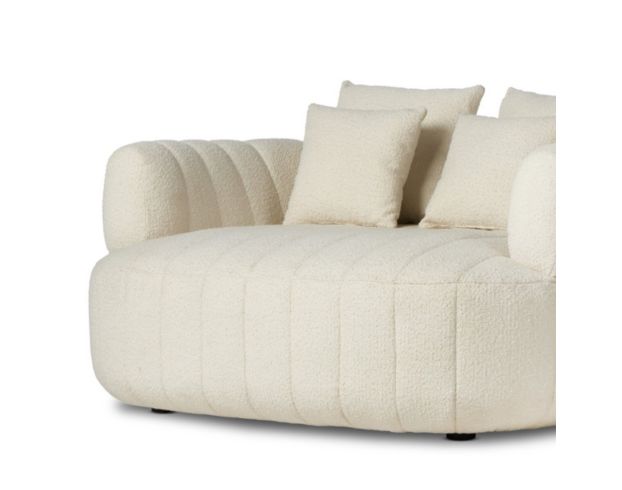 Four Hands Doss Media Altro Snow Boucle Chaise Lounge large image number 7