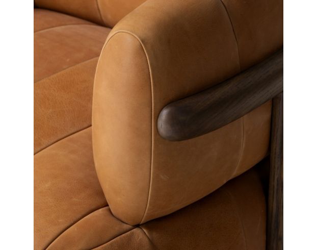 Four Hands Doss Palermo Cognac Genuine Leather Swivel Chair large image number 9