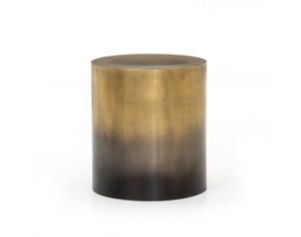 Four Hands Asher Ombre Brass End Table