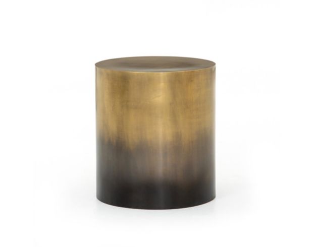 Four Hands Asher Ombre Brass End Table large image number 1