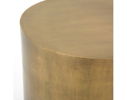 Four Hands Asher Ombre Brass End Table