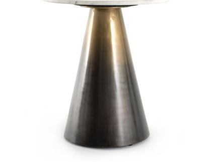 Four Hands Asher Armon Ombre Brass End Table