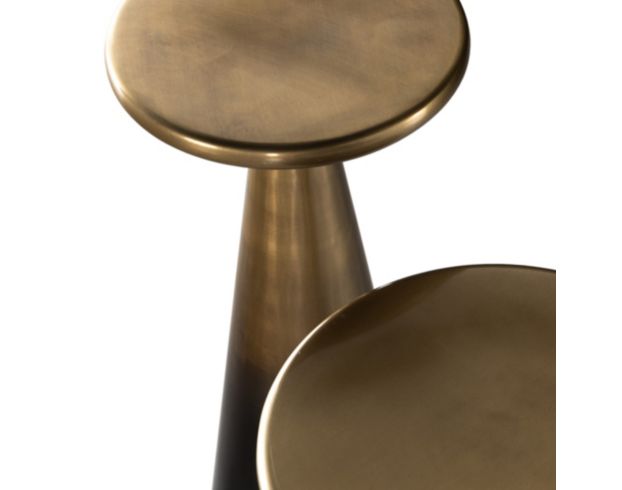 Four Hands Asher Ombre Brass End Table (Set of 2) large image number 5