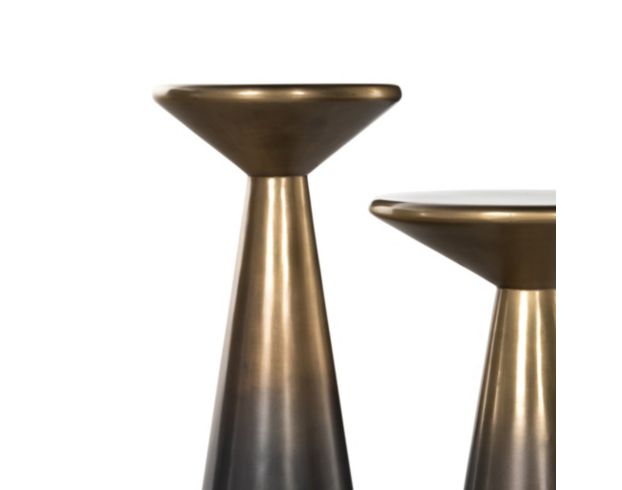 Four Hands Asher Ombre Brass End Table (Set of 2) large image number 8