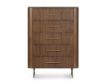 Four Hands Fletcher Terra Brown Oak Chest small image number 1