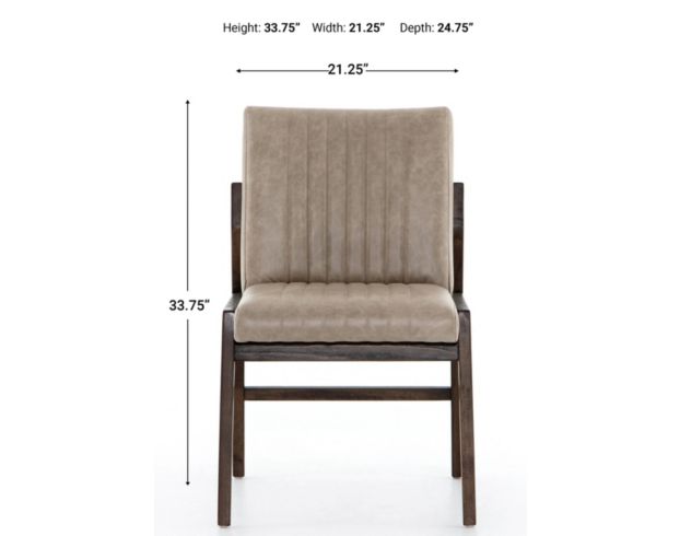 Four Hands Brennan Sonoma Gray Dining Chair large image number 13