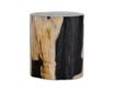 Four Hands Kos Light Petrified Wood End Table small image number 3