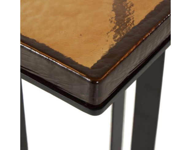 Four Hands Giselle Amber Cast Glass End Table large image number 5