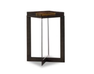 Four Hands Lennie Amber Cast Glass End Table