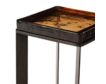 Four Hands Lennie Amber Cast Glass End Table small image number 6