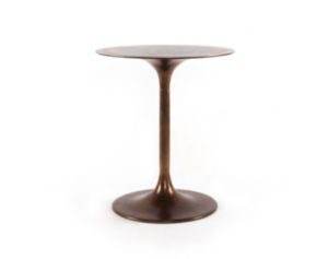 Four Hands Tulip Antique Rust Chairside Table