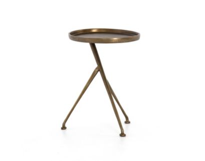 Four Hands Schmidt Antique Brass Accent Table