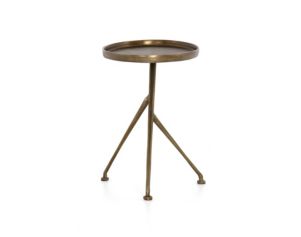 Four Hands Schmidt Antique Brass Accent Table