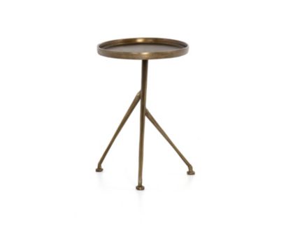 Four Hands Schmidt Antique Brass Accent Table