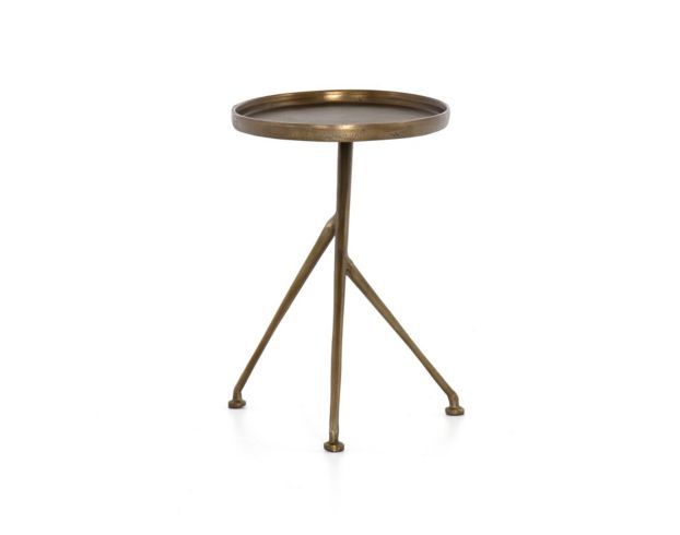 Four Hands Schmidt Antique Brass Accent Table large image number 2