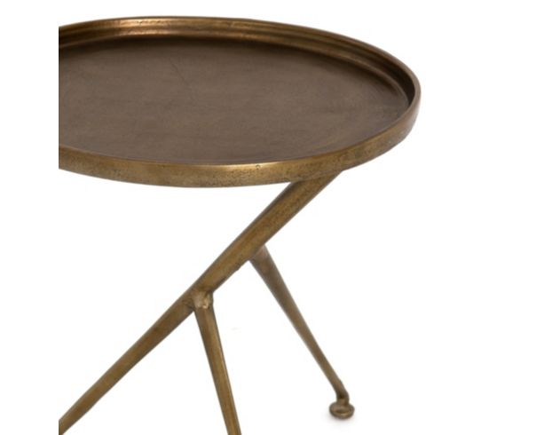 Four Hands Schmidt Antique Brass Accent Table large image number 6