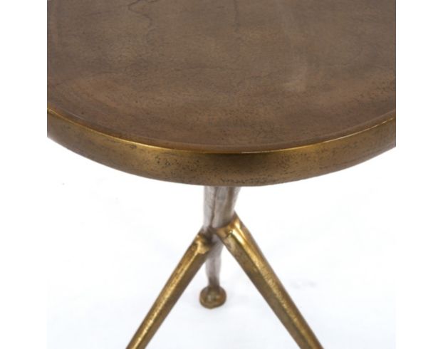 Four Hands Schmidt Antique Brass Accent Table large image number 7