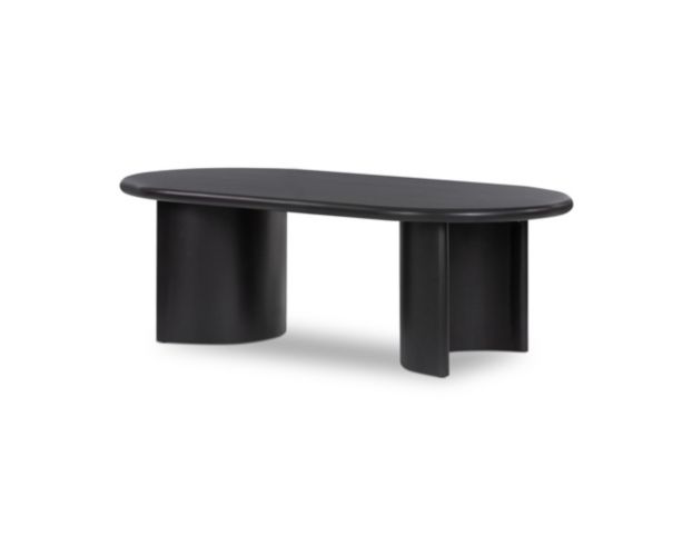 Four Hands Haiden Black Acacia Coffee Table large image number 2