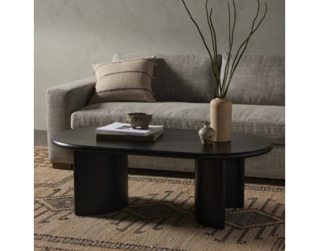 Four Hands Haiden Black Acacia Coffee Table large image number 9