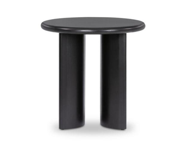 Four Hands Haiden Black Acacia End Table large image number 1