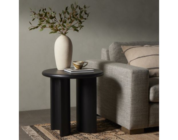 Four Hands Haiden Black Acacia End Table large image number 8