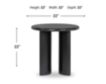 Four Hands Haiden Black Acacia End Table small image number 9