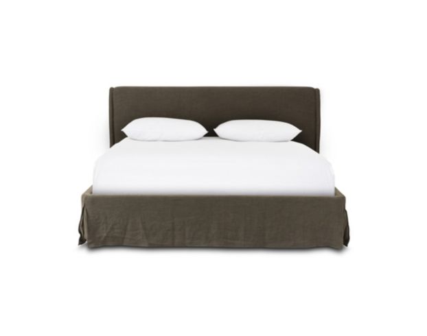 Four Hands Wyndham Broadway Olive Queen Bed large image number 1