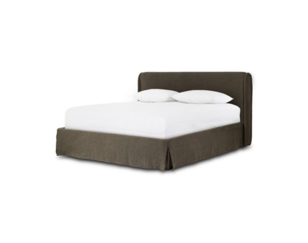 Four Hands Wyndham Broadway Olive Queen Bed large image number 2