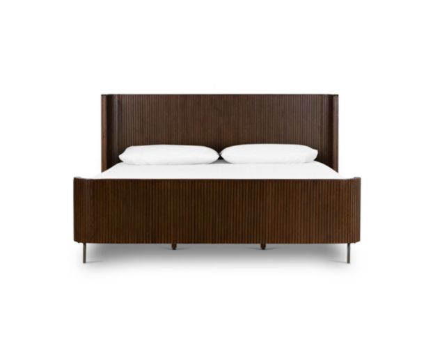 Four Hands Fletcher Terra Brown Oak Queen Bed large image number 1