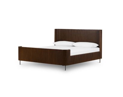 Four Hands Fletcher Terra Brown Oak Queen Bed