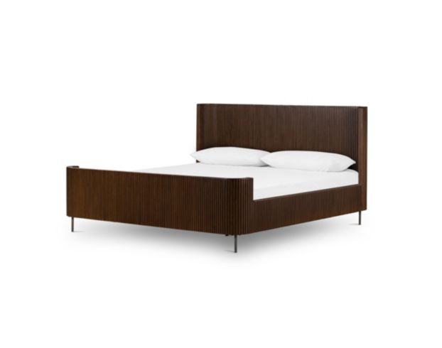 Four Hands Fletcher Terra Brown Oak Queen Bed large image number 2