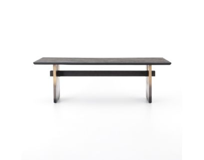 Four Hands Brennan Worn Black Dining Table