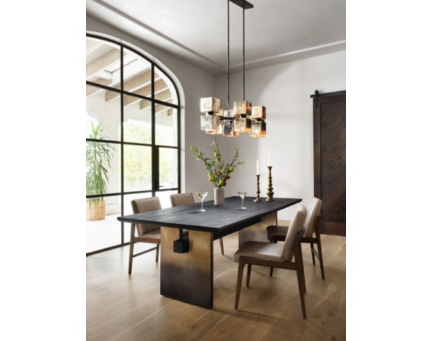 Four Hands Brennan Worn Black Dining Table large image number 10