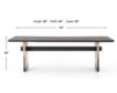 Four Hands Brennan Worn Black Dining Table small image number 13