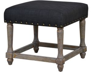 Forty West Theodore Black Ottoman