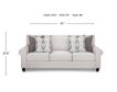 Franklin Laurent Smoke Sofa small image number 10