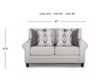 Franklin Laurent Smoke Loveseat small image number 9