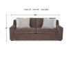 Franklin Talise Mink Brown Sofa small image number 8